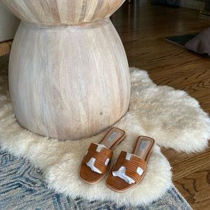 Steve Madden HADYN sandals 
Color: COGNAC MULTI